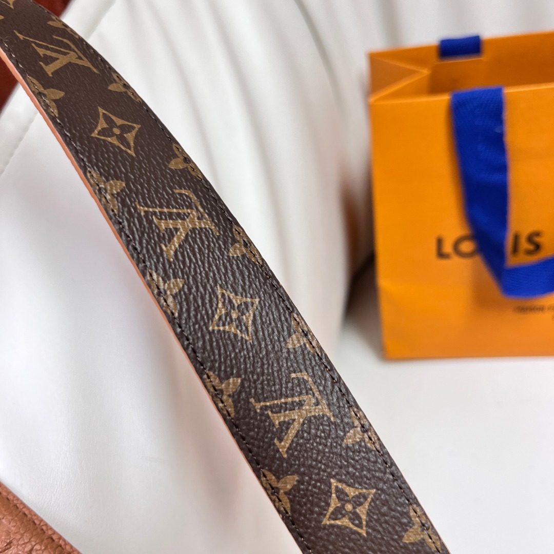 Louis Vuitton Women's Belt, 3cm Width, Canvas and Leather, Flower Buckle 10 o 1ifroq8jl1avc1b041vjs108sh1k30