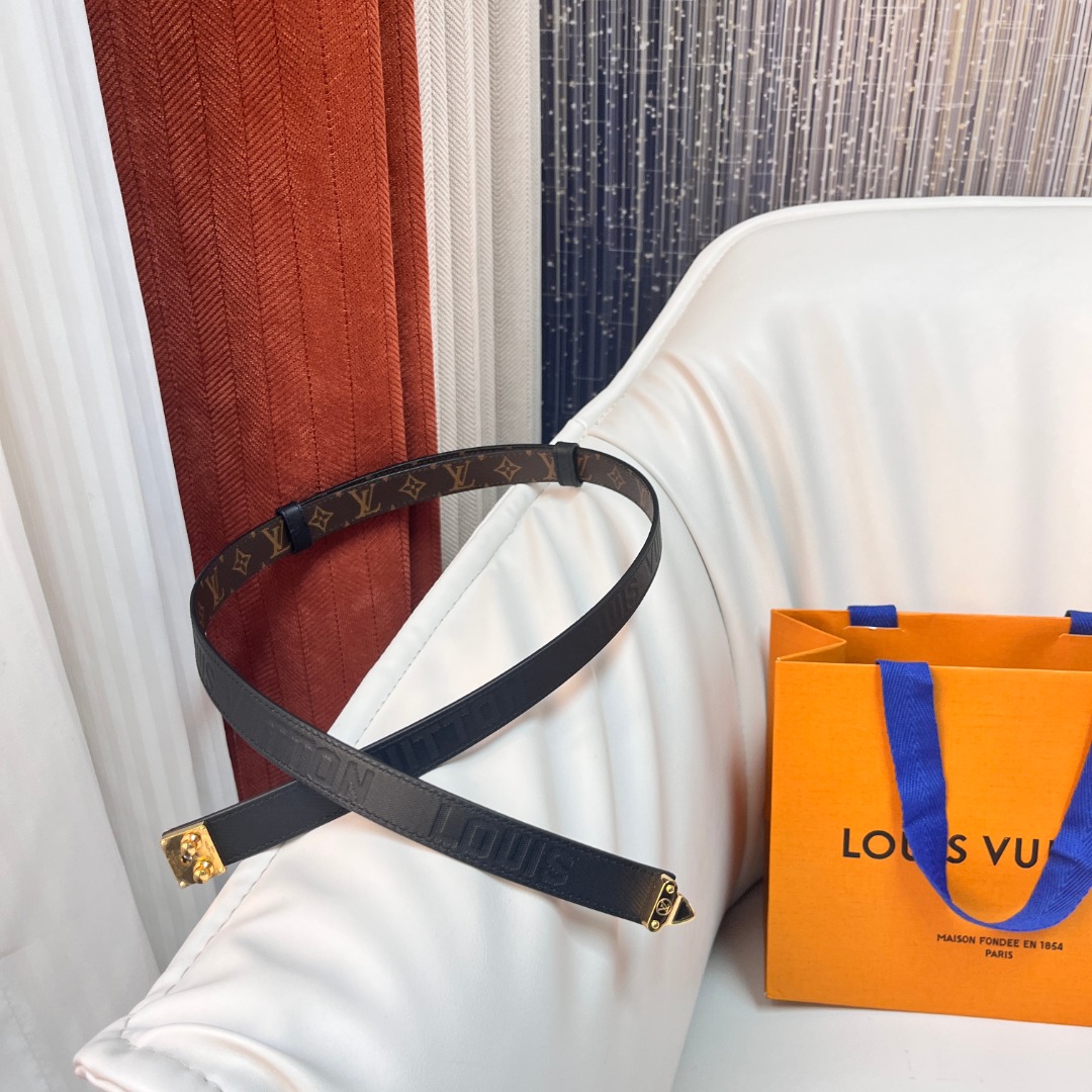 Louis Vuitton Women's Belt, 2cm Width, Adjustable, with Gift Packaging 9 o 1igb8oi72qfc1cem1aib15261vi44s