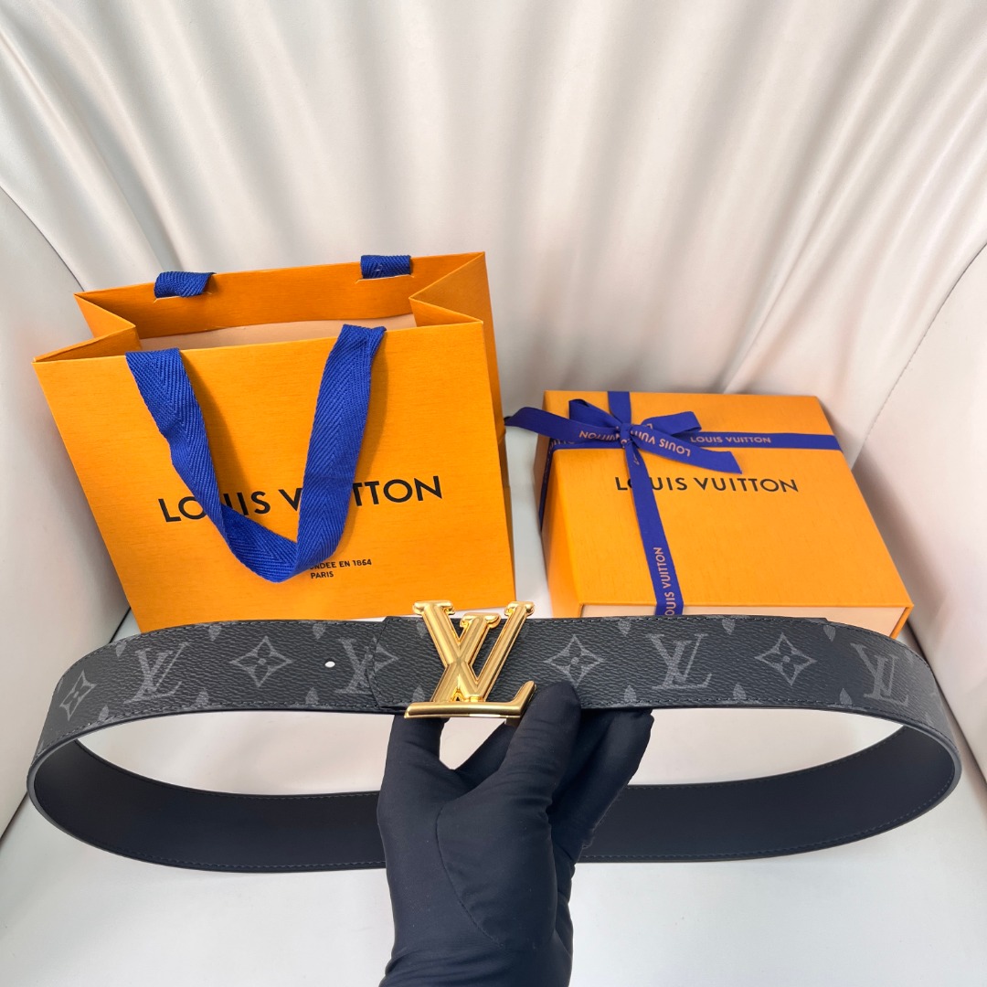 Louis Vuitton Reversible Monogram Canvas Belt with Gold Buckle, 4.0cm 2 o 1ih2e4j811qohqve621rdes7934