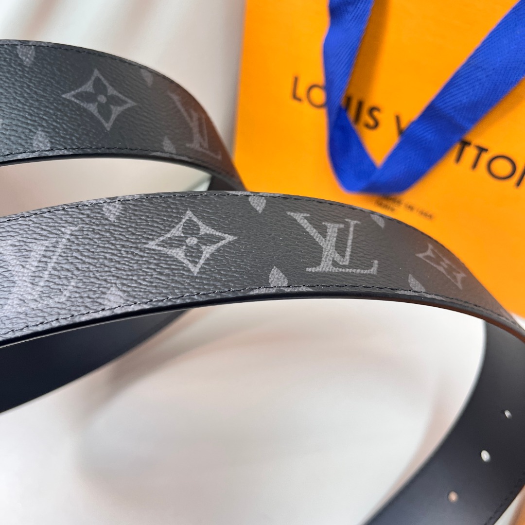 Louis Vuitton Reversible Monogram Canvas Belt with Gold Buckle, 4.0cm 9 o 1ih2e4j832jg1a2et4nsad1e6o3b