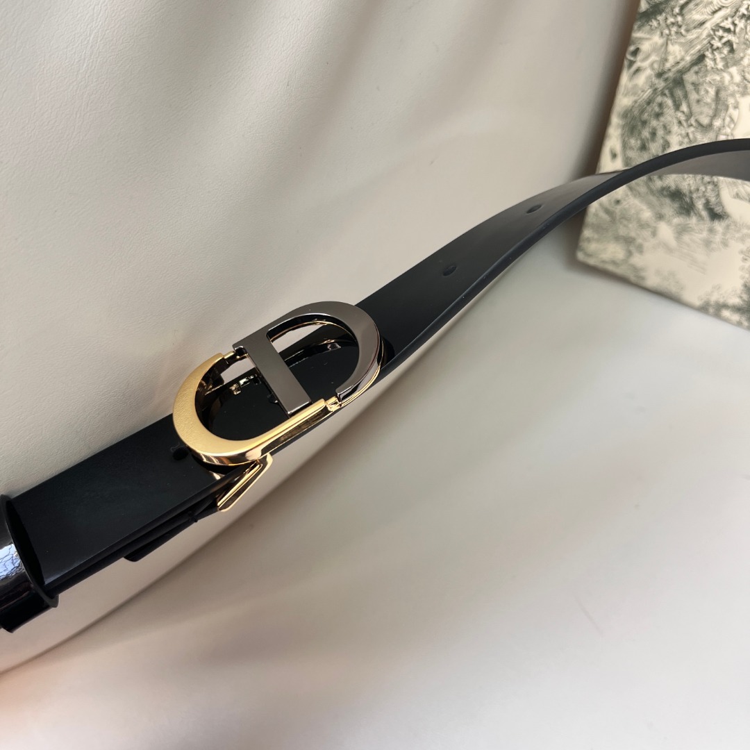 DIOR Black Smooth Calfskin Belt with CD Buckle, 2.5 cm Width 3 o 1ihmvvn9bmt81fr011i2100j1shs4