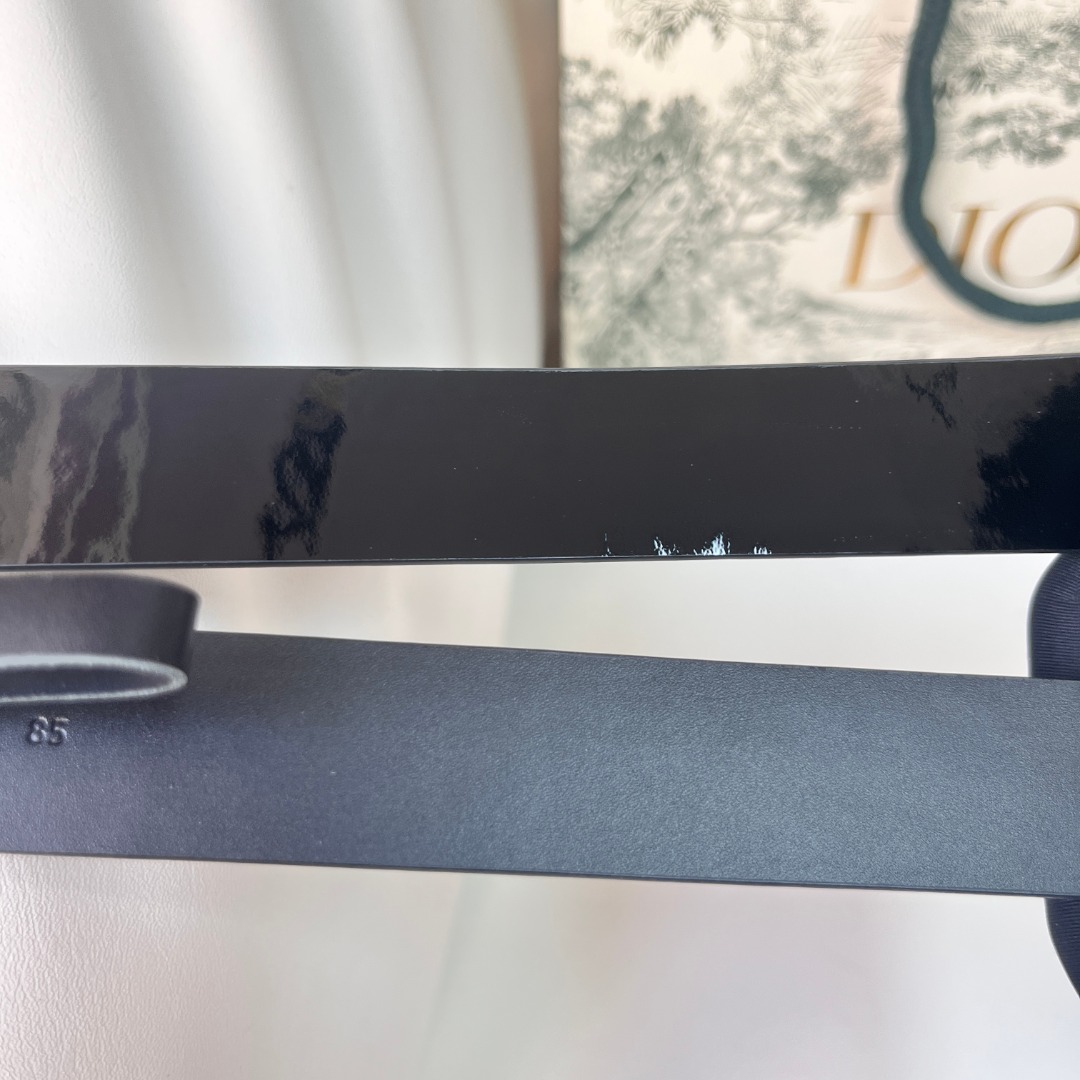 DIOR Black Smooth Calfskin Belt with CD Buckle, 2.5 cm Width 9 o 1ihmvvn9d1jmm1ocq1071gr211ioa