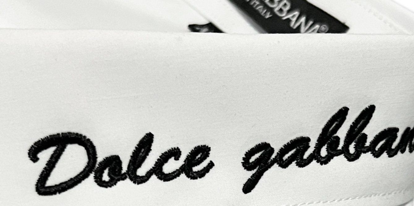 DW Shirt Dolce & Gabbana Crown Medal letters embroidered, high-quality long-sleeve shirts, same number: M-3XL - 图片 2