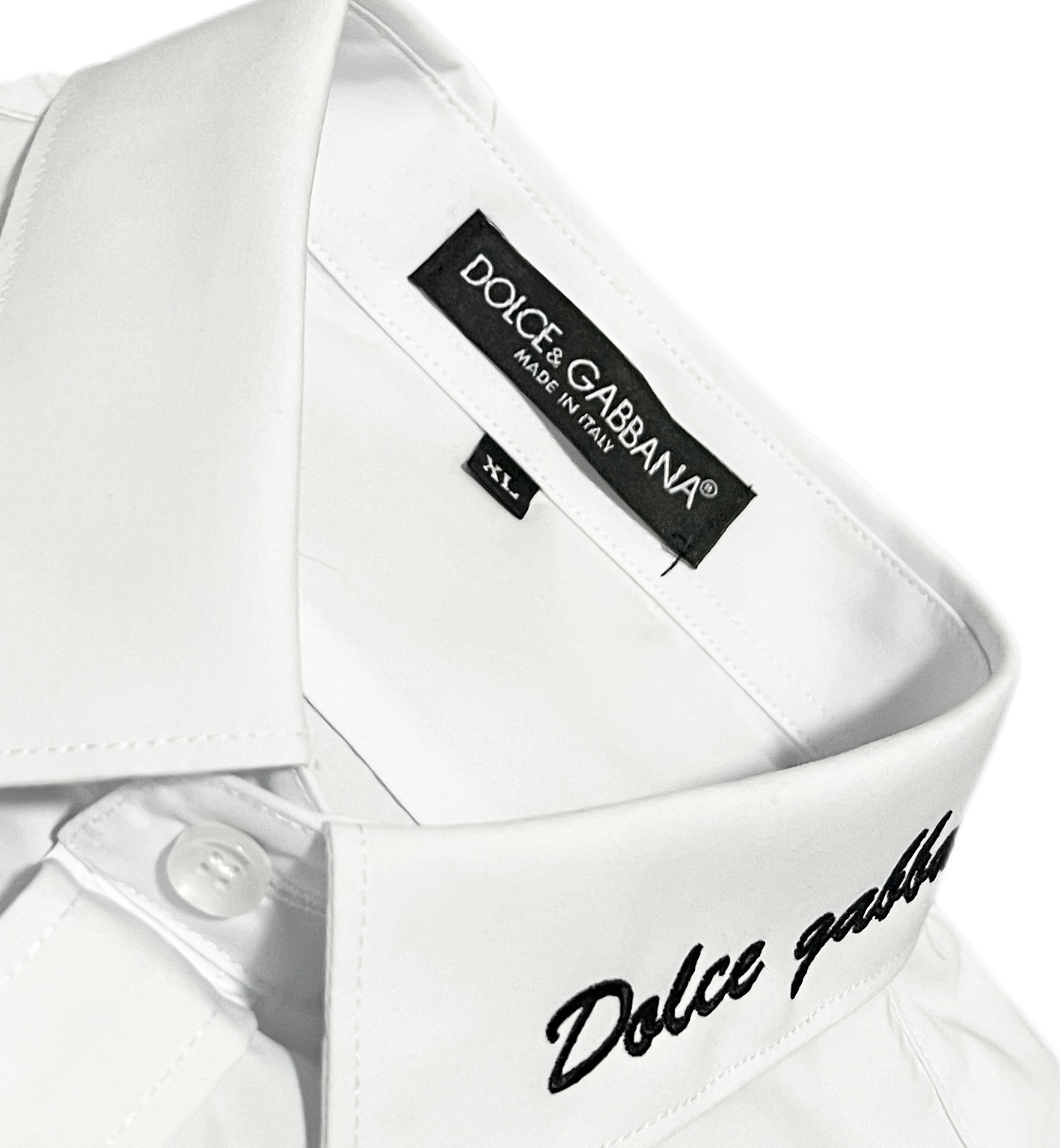 DW Shirt Dolce & Gabbana Crown Medal letters embroidered, high-quality long-sleeve shirts, same number: M-3XL - 图片 5