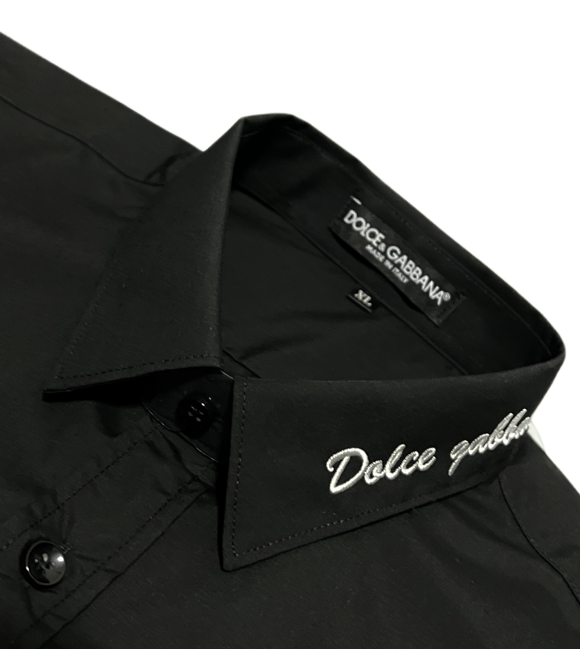 💰380 DW THE DG, THE KINGS CROWN ORDER LETTER EMBROIDERY, HIGH-QUALITY LONG-SLEEVE SHIRT, MALE AND FEMALE - 图片 3