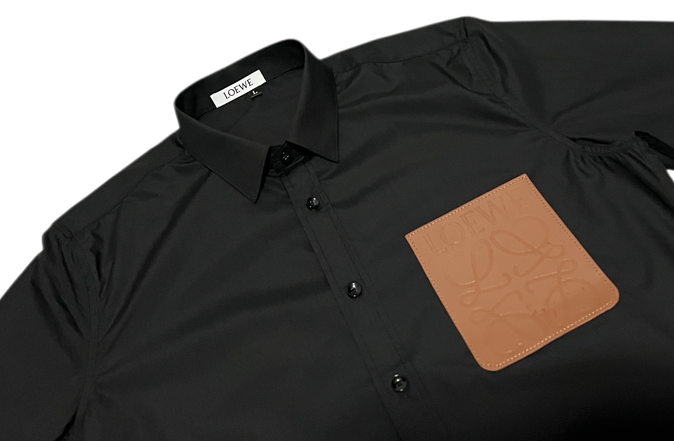 New LOWE Logo-Skin Pocket Long-Sleeve Shirt in Sizes M-3XL - 图片 3