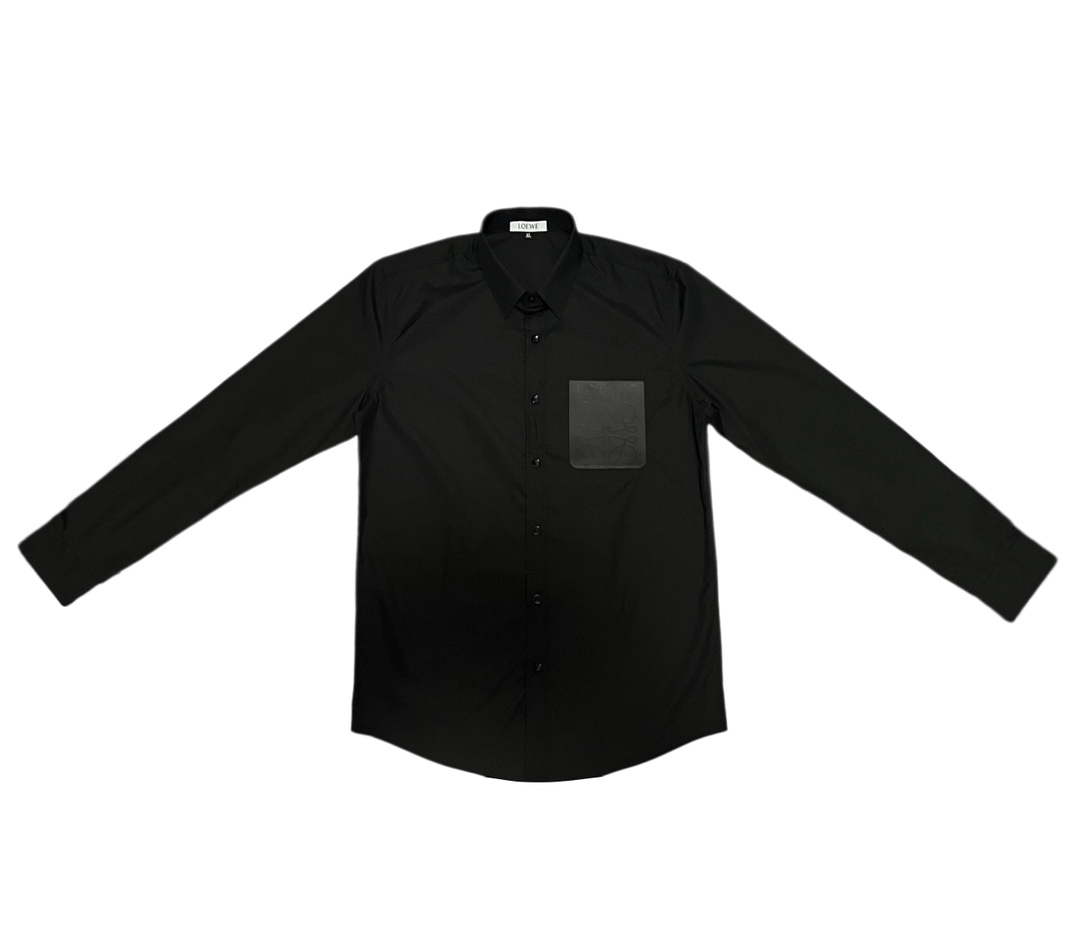 New Lowell Mother-Skin Pocket Long-Sleeve Shirt in M-3XL Sizes - 图片 1