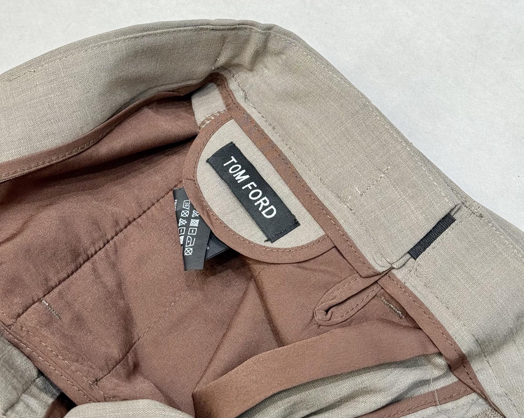 TOM FORD 25SSFW Casual Business Trousers Custom Fabric Slim Fit Pants 9 i1756114222146 7188 0 7