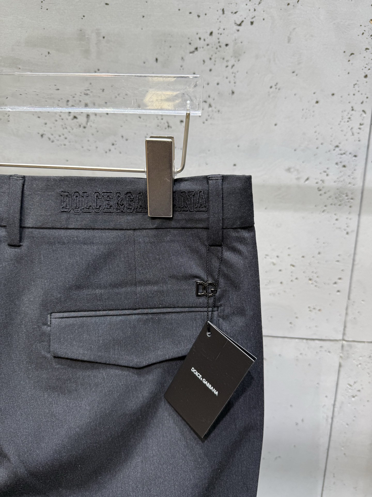 Dolce&Gabbana Men's Slim-Fit Stretch Dress Pants | Business Casual Trousers 6 i1756119334264 9684 0 6