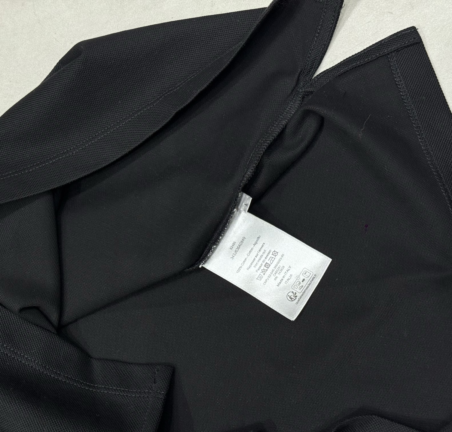 Dior Dior迪奥 SS26 四叶草刺绣珍珠贝母扣短袖翻领Polo衫