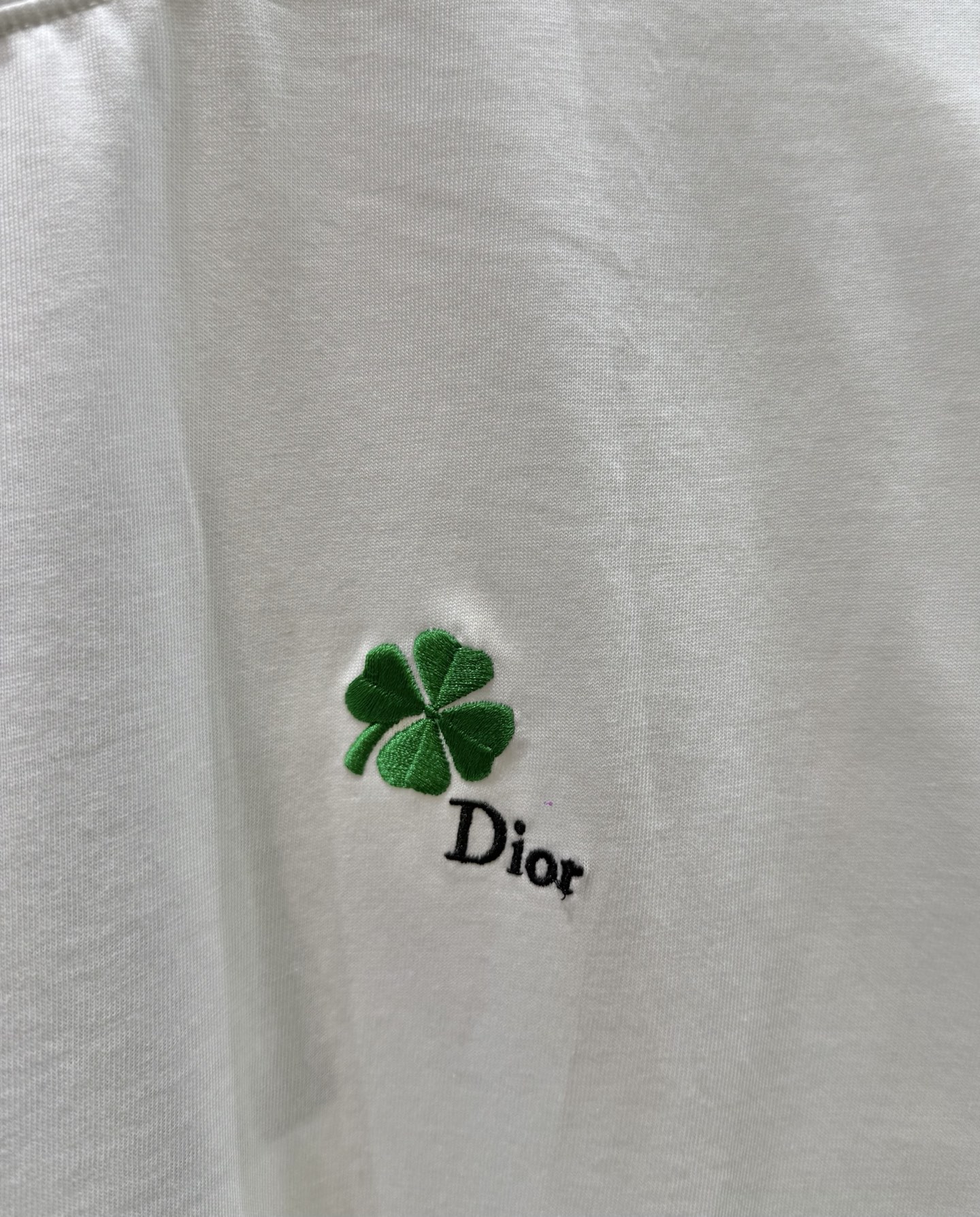 Dior Dior迪奥CD 26春夏新款 四叶草刺绣圆领T恤
