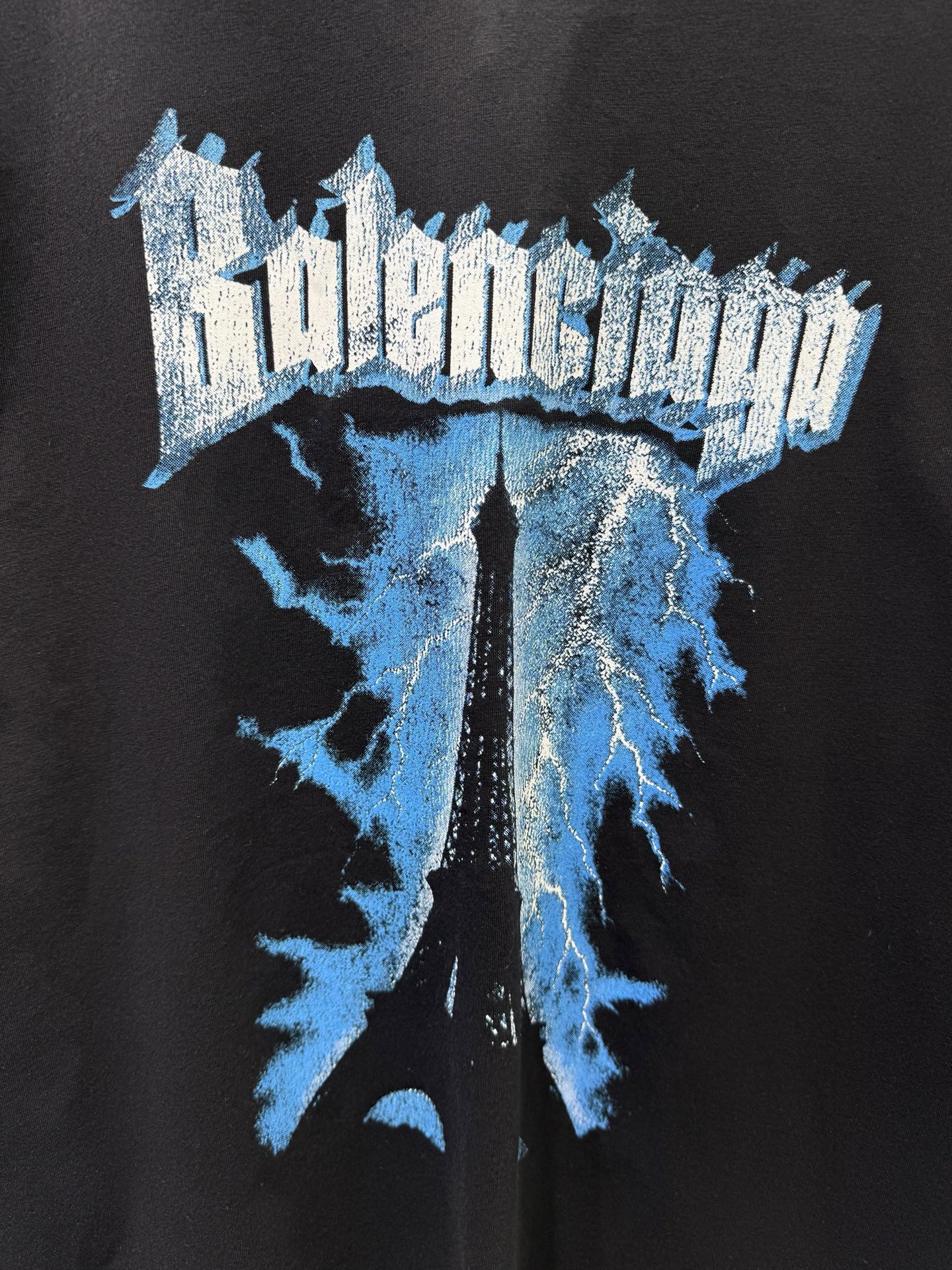 Balenciaga Balenciag巴黎世家 26ss新款埃菲尔铁塔雷电