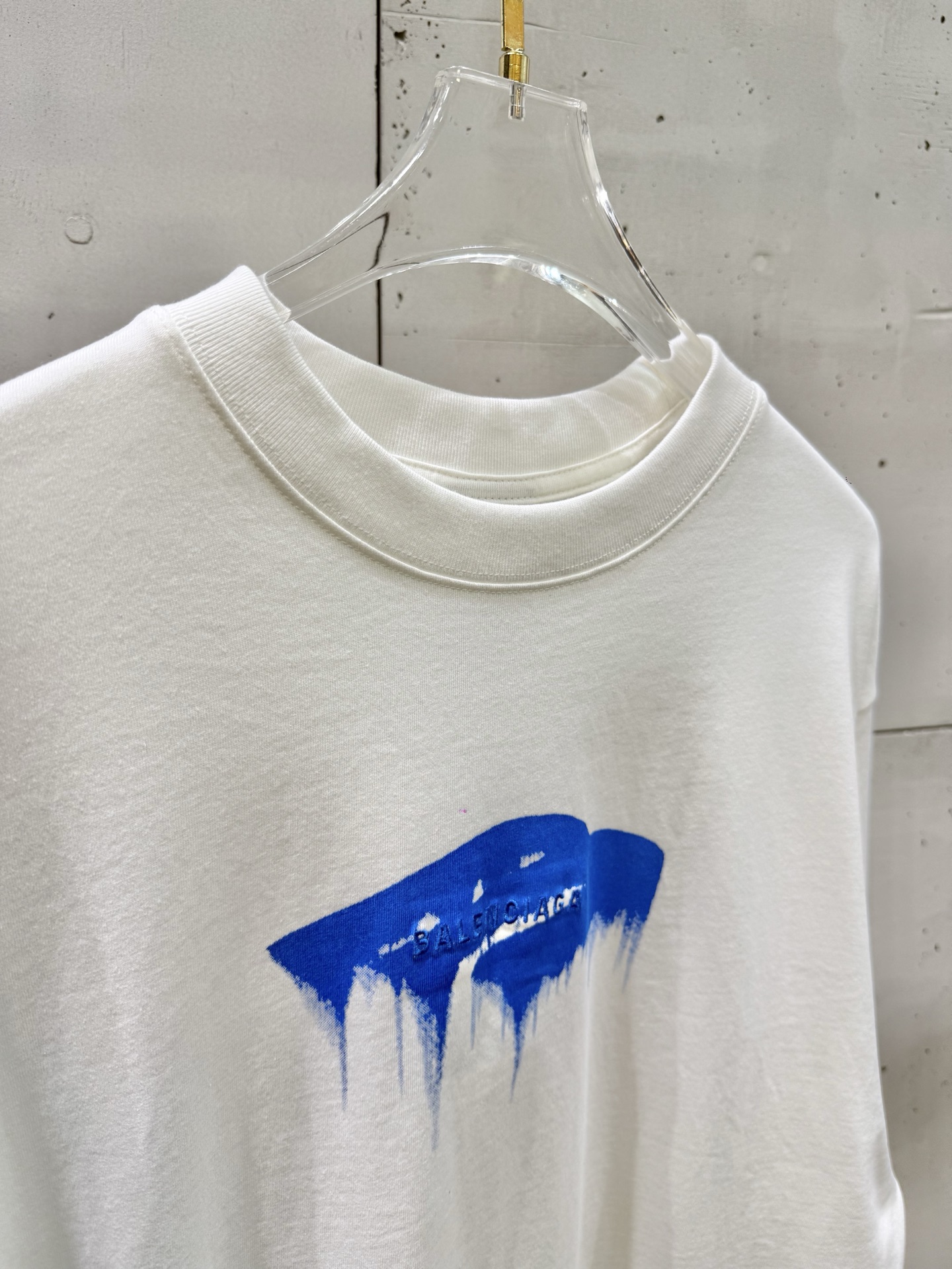 Balenciaga Balencia巴黎世家 26ss M溶解印花字母刺绣短袖T恤