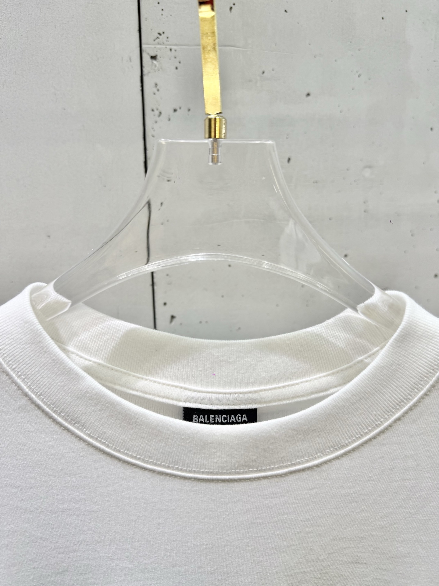 Balenciaga Balencia巴黎世家 26ss M溶解印花字母刺绣短袖T恤