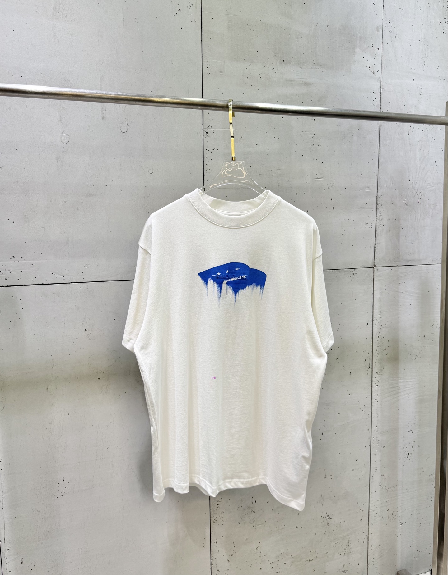 Balenciaga Balencia巴黎世家 26ss M溶解印花字母刺绣短袖T恤