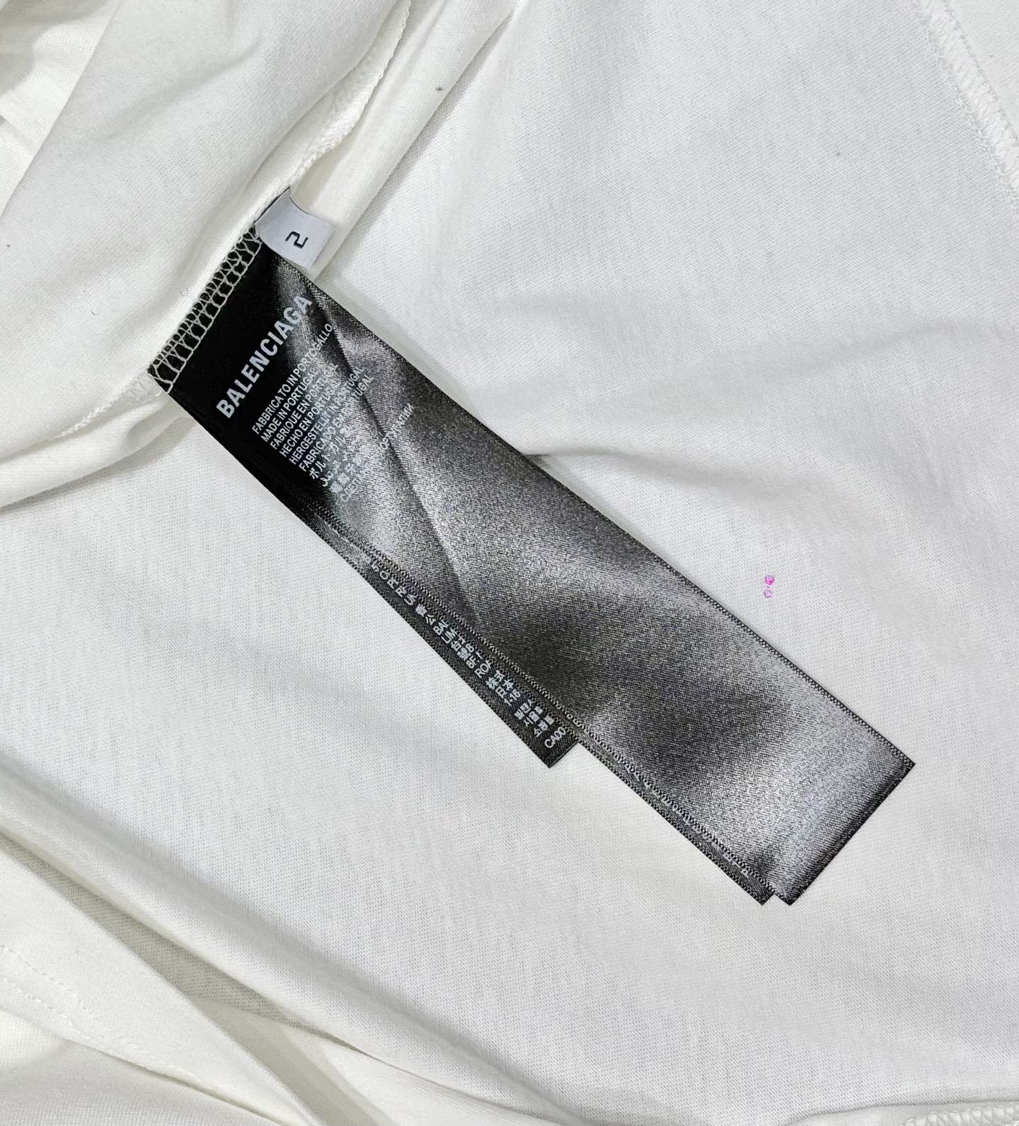 Balenciaga Balencia巴黎世家 26ss M溶解印花字母刺绣短袖T恤