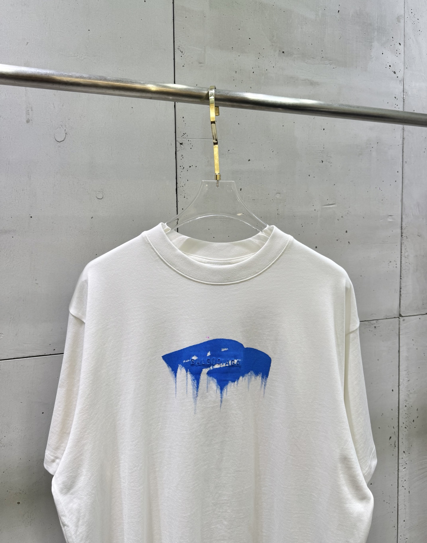 Balenciaga Balencia巴黎世家 26ss M溶解印花字母刺绣短袖T恤