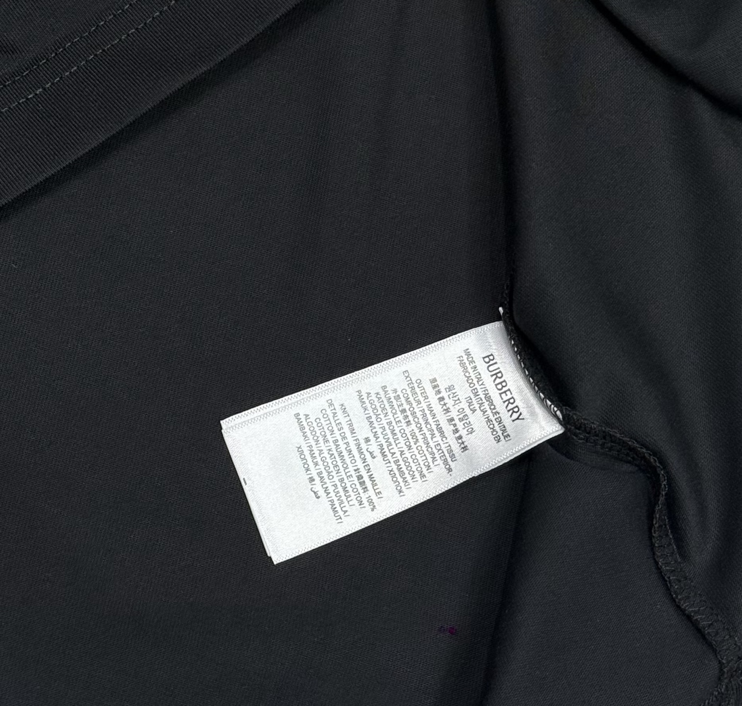 Burberry Burberr巴宝莉 SS26 格纹骑士马术印章刺绣圆领短袖T恤