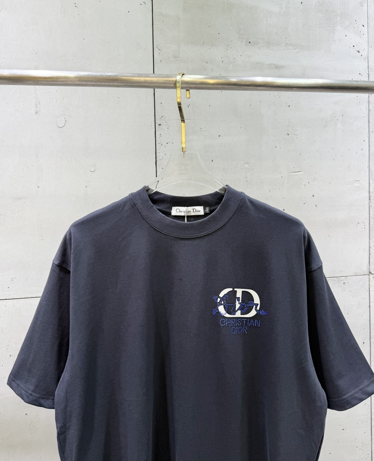Dior Dior迪奥 26夏季新款 字母印花烫钻logo短袖T恤