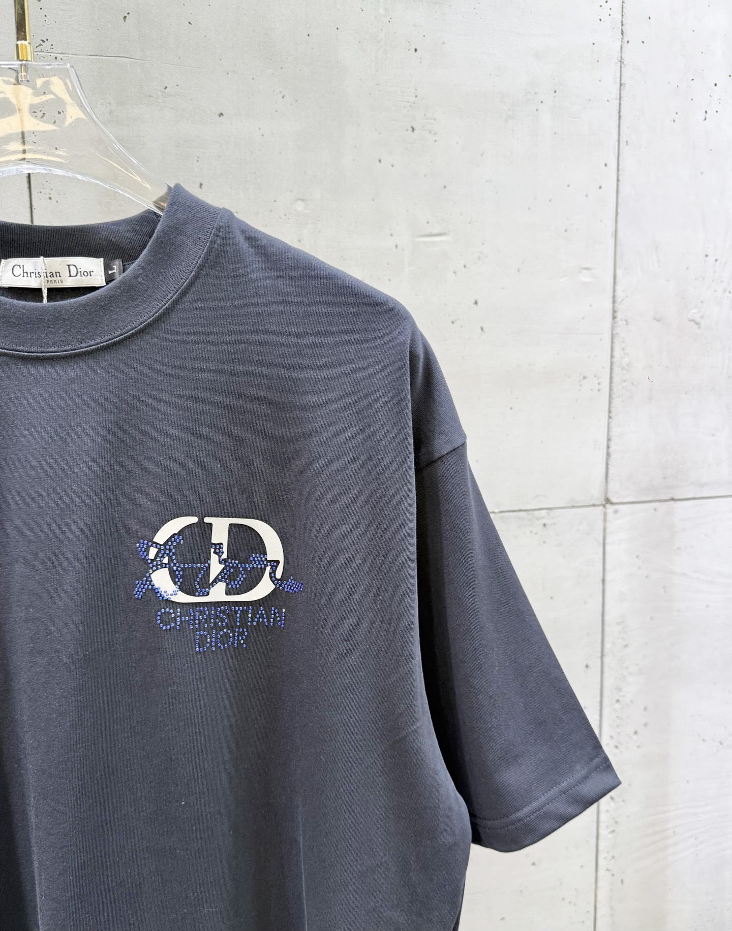 Dior Dior迪奥 26夏季新款 字母印花烫钻logo短袖T恤