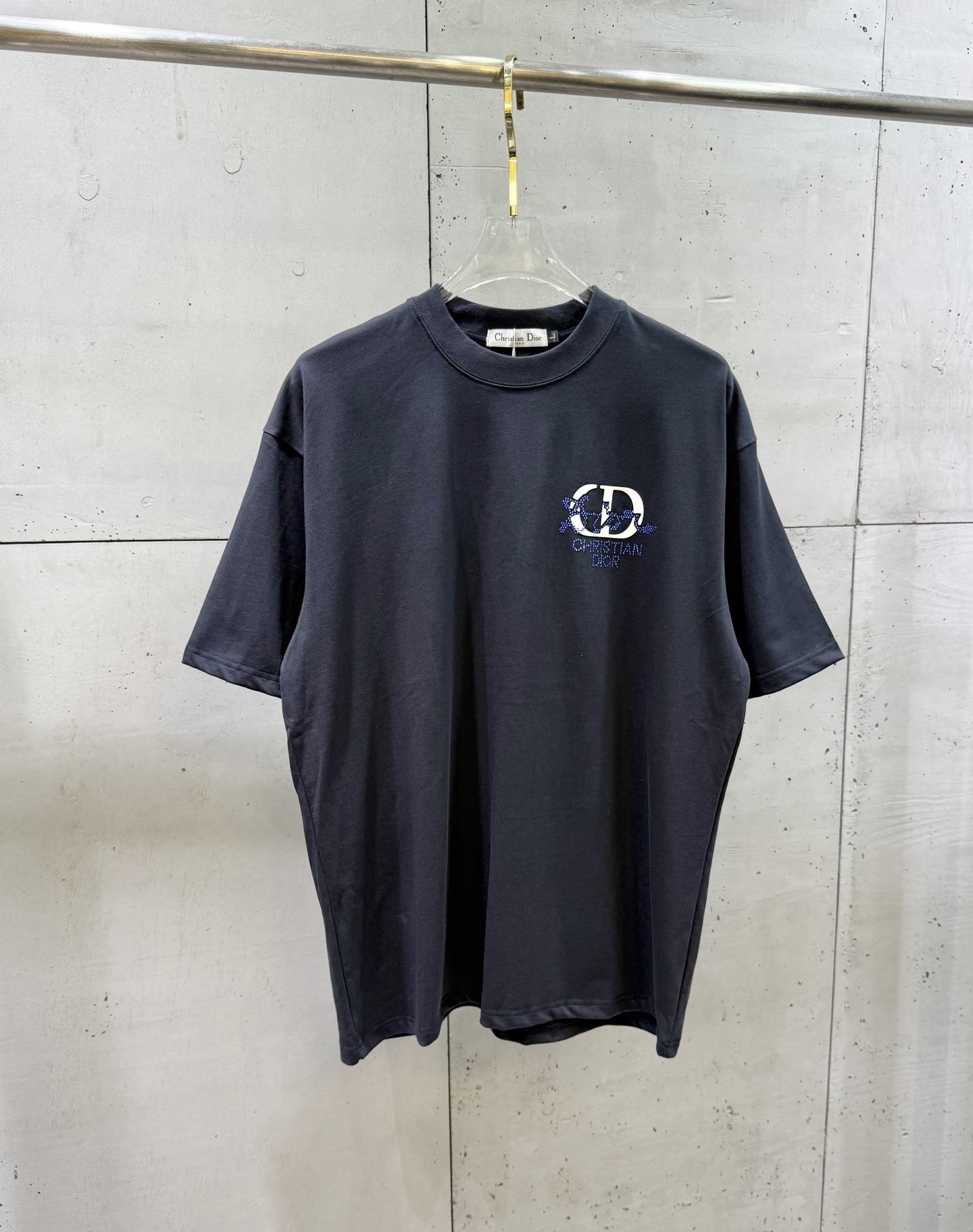 Dior Dior迪奥 26夏季新款 字母印花烫钻logo短袖T恤