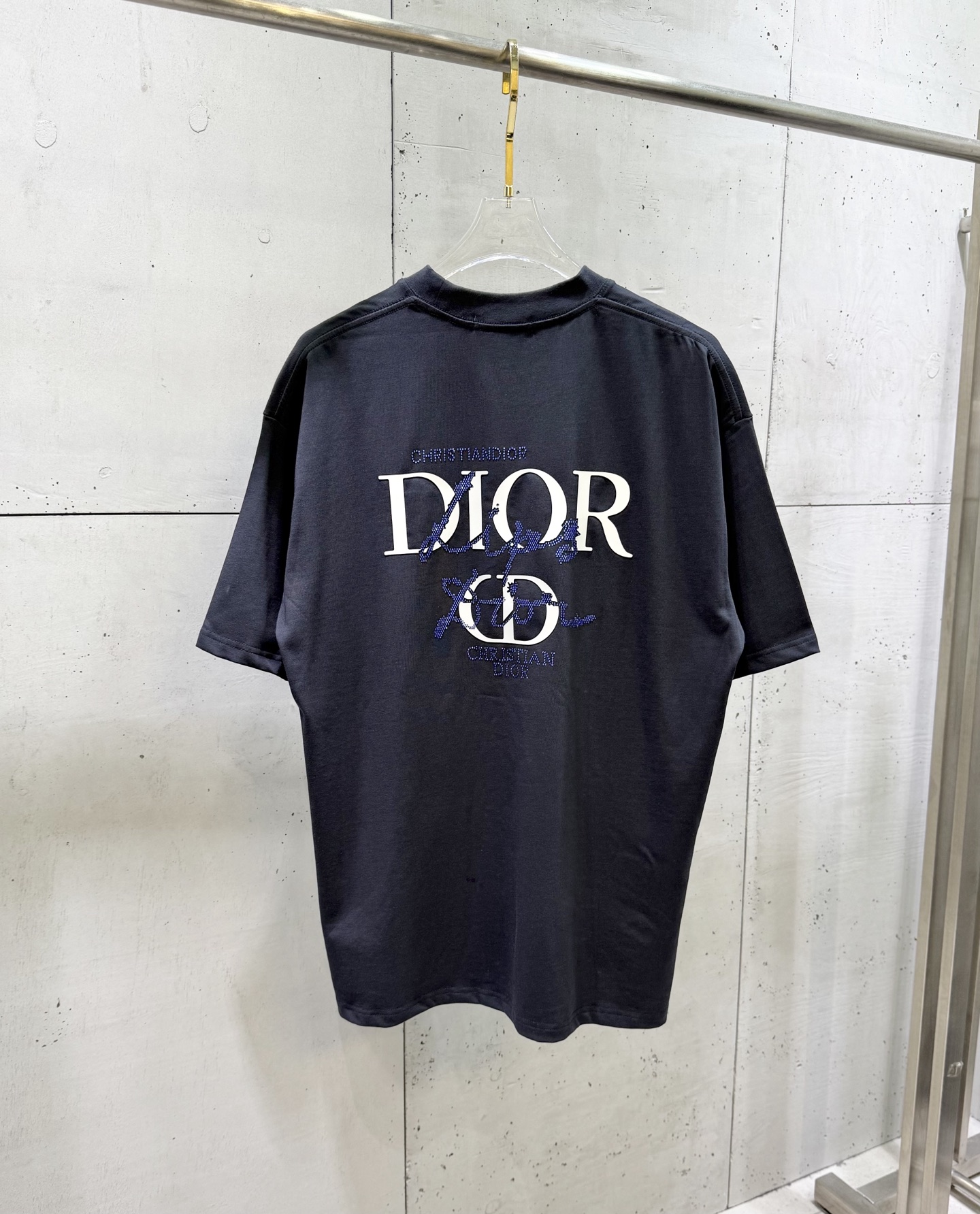 Dior Dior迪奥 26夏季新款 字母印花烫钻logo短袖T恤