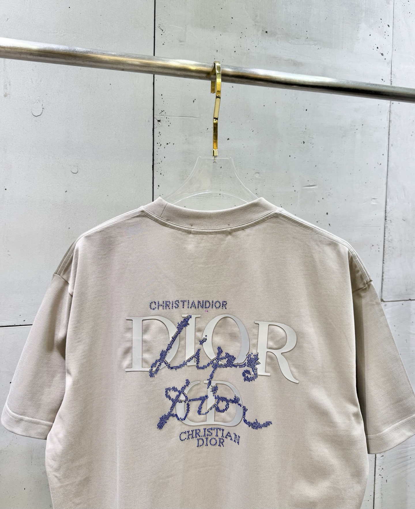 Dior Dior迪奥 26夏季新款 字母印花烫钻logo短袖T恤