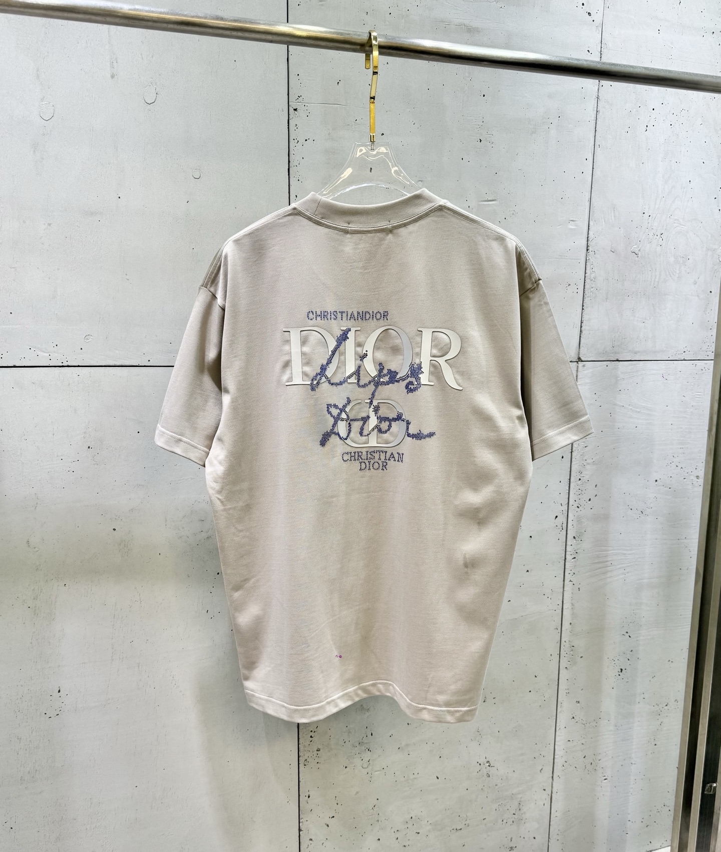 Dior Dior迪奥 26夏季新款 字母印花烫钻logo短袖T恤