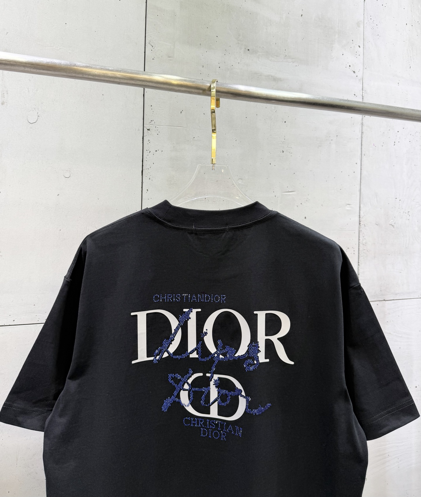 Dior Dior迪奥 26夏季新款 字母印花烫钻logo短袖T恤