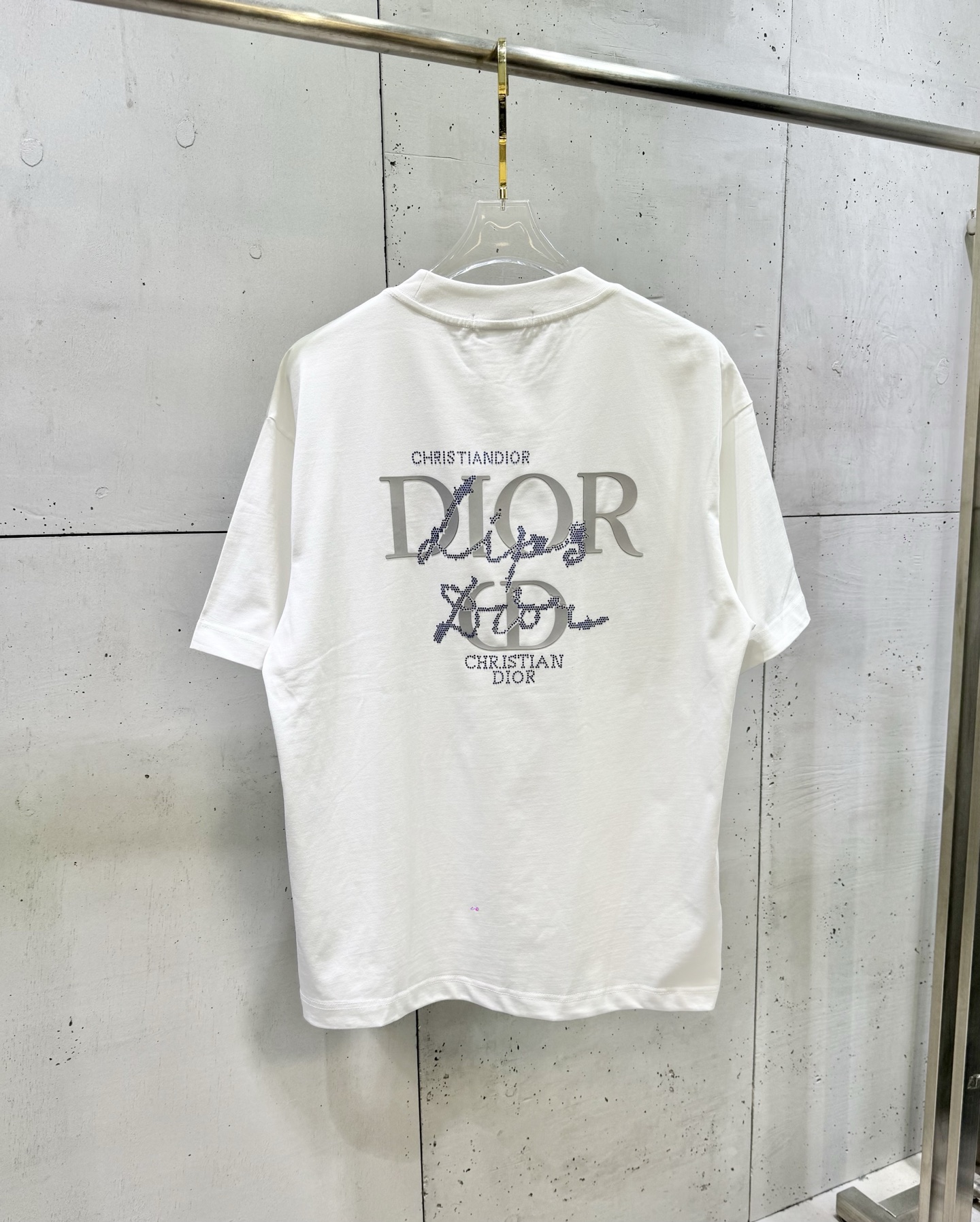 Dior Dior迪奥 26夏季新款 字母印花烫钻logo短袖T恤
