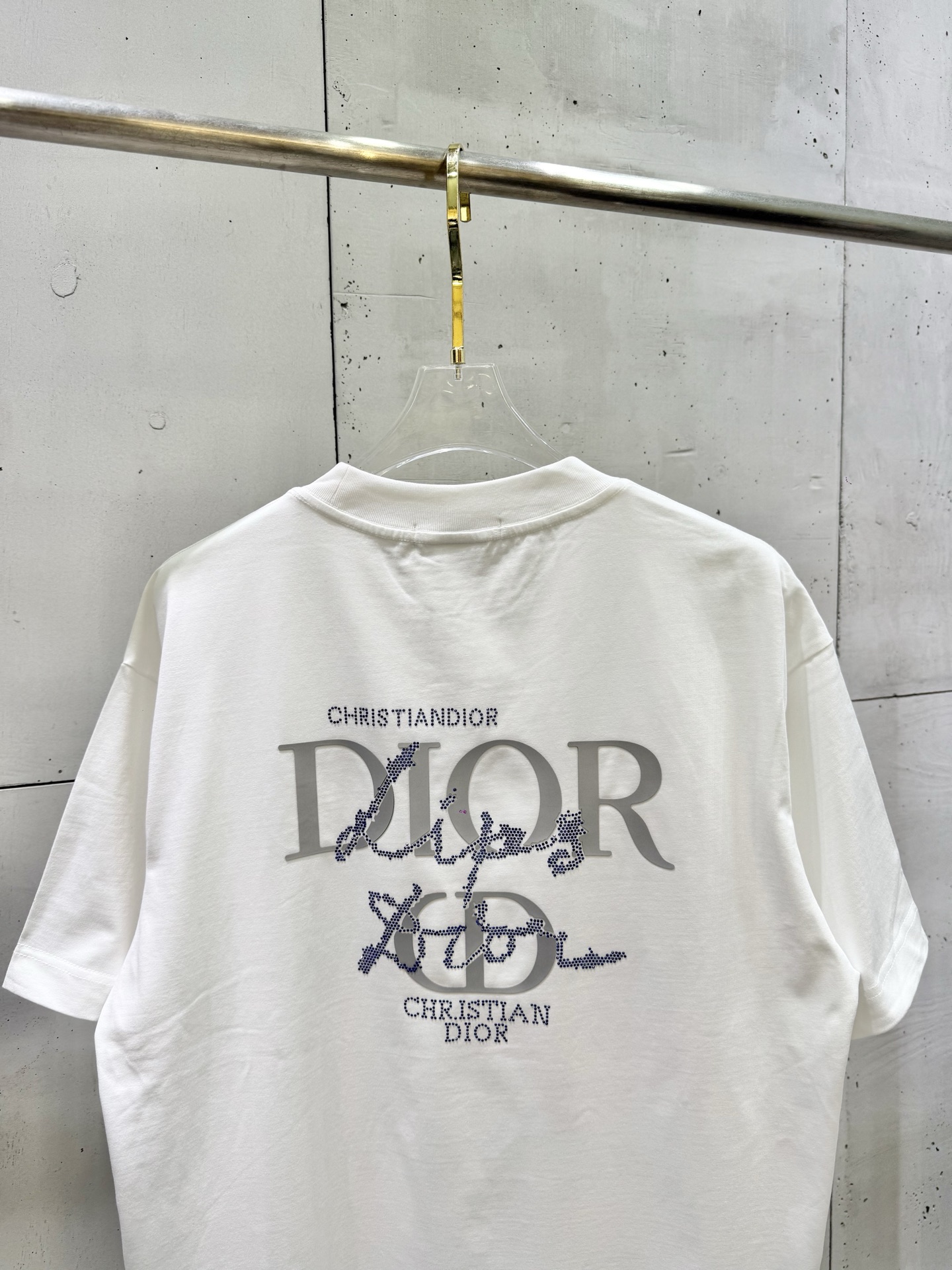 Dior Dior迪奥 26夏季新款 字母印花烫钻logo短袖T恤