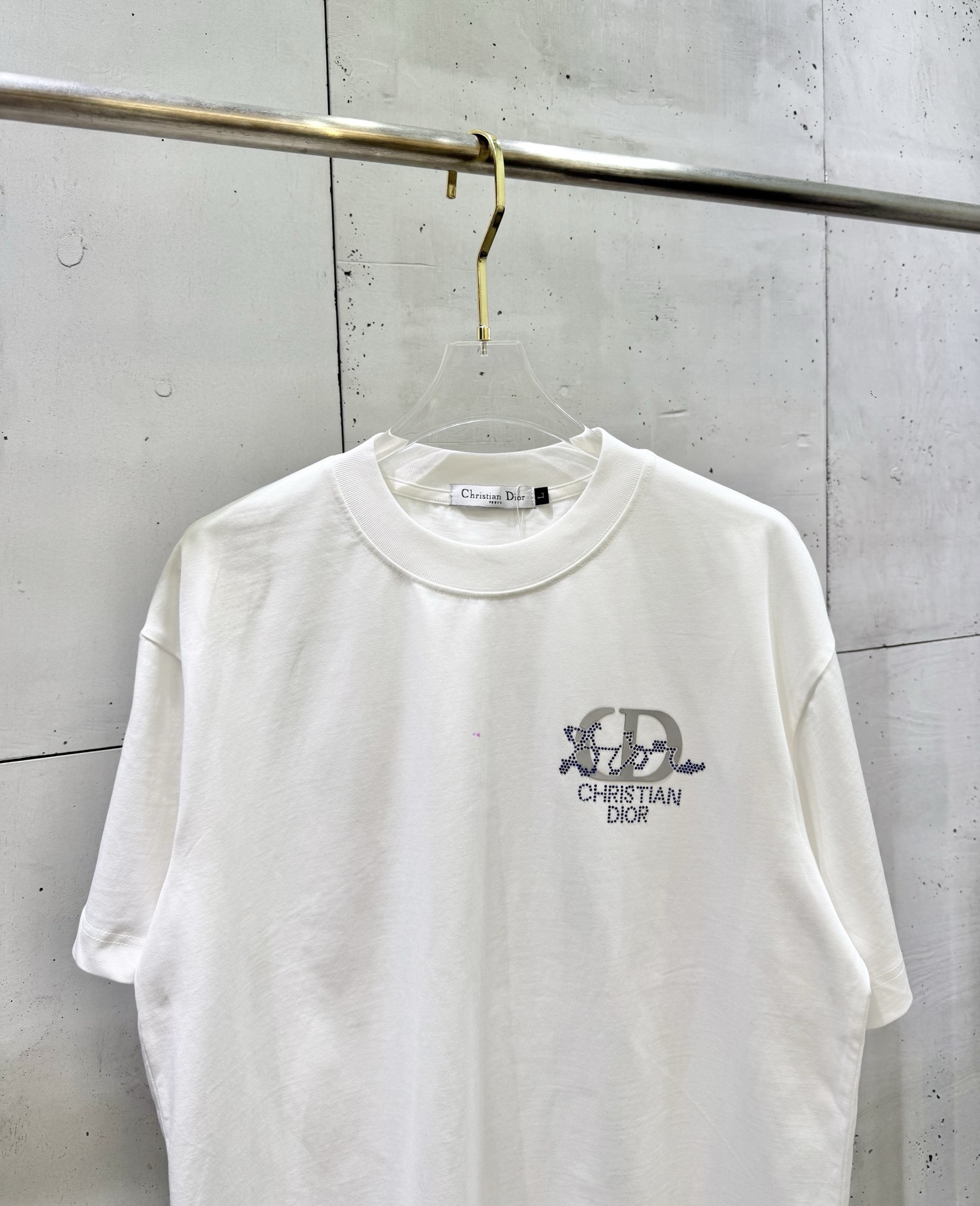 Dior Dior迪奥 26夏季新款 字母印花烫钻logo短袖T恤