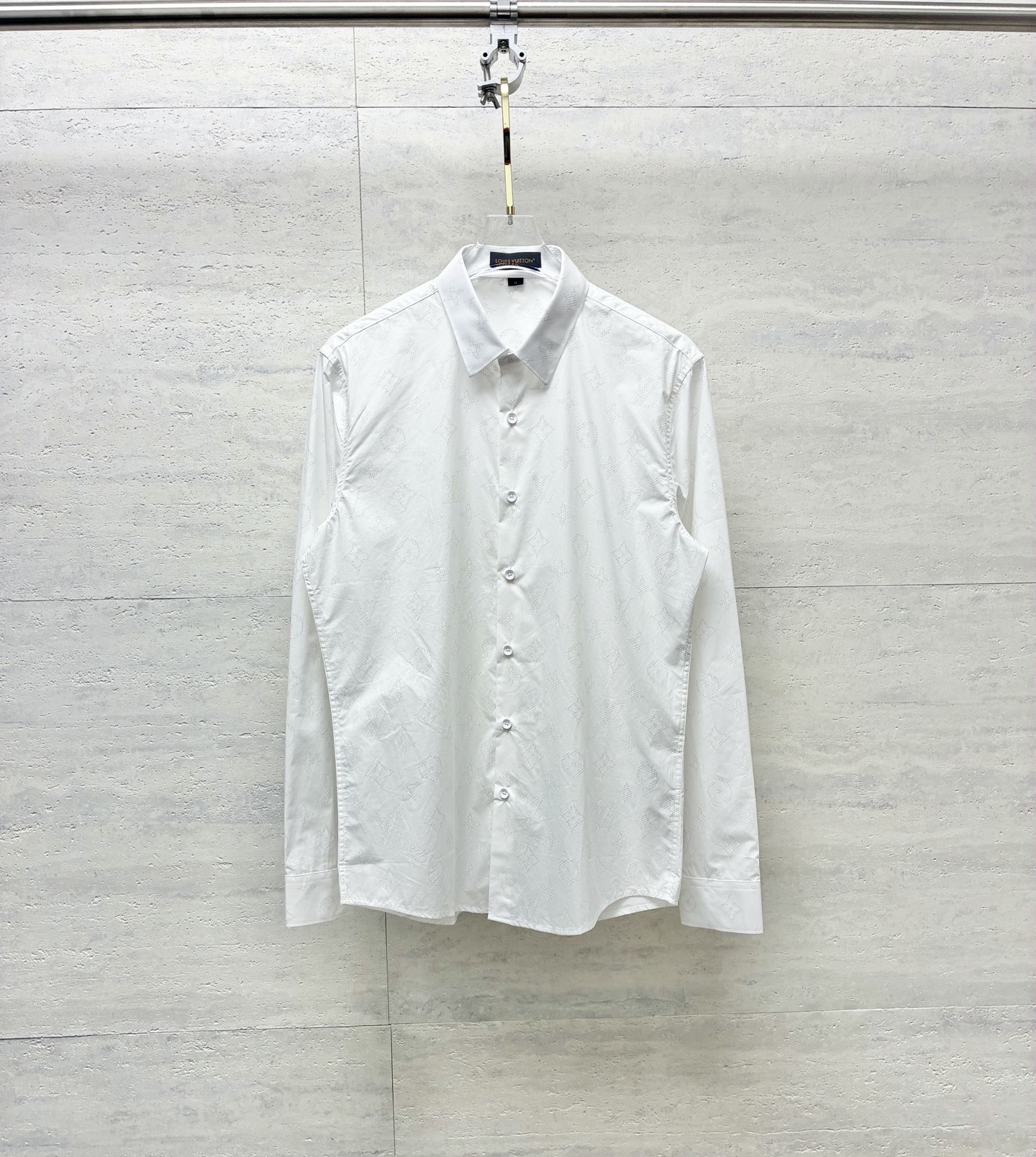 P160 1v Louis 26 nueva colección de principios de otoño, camisa de manga larga de alta calidad con estampado de monogra…