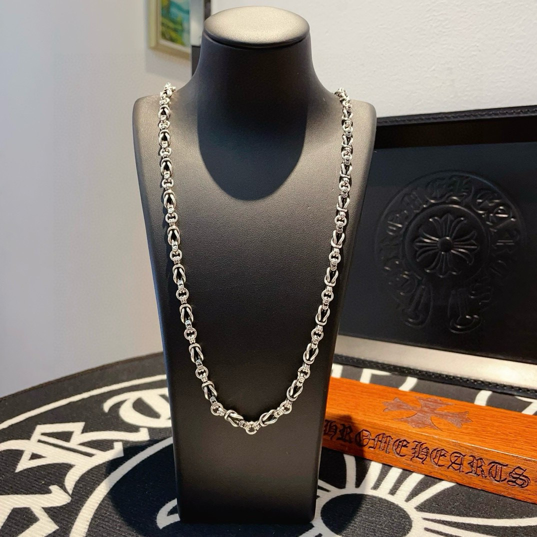 新款【专柜品质】Chrome Hearts克罗心 经典复古经典骷髅头项链 快手/ins/小红书热门 凹凸