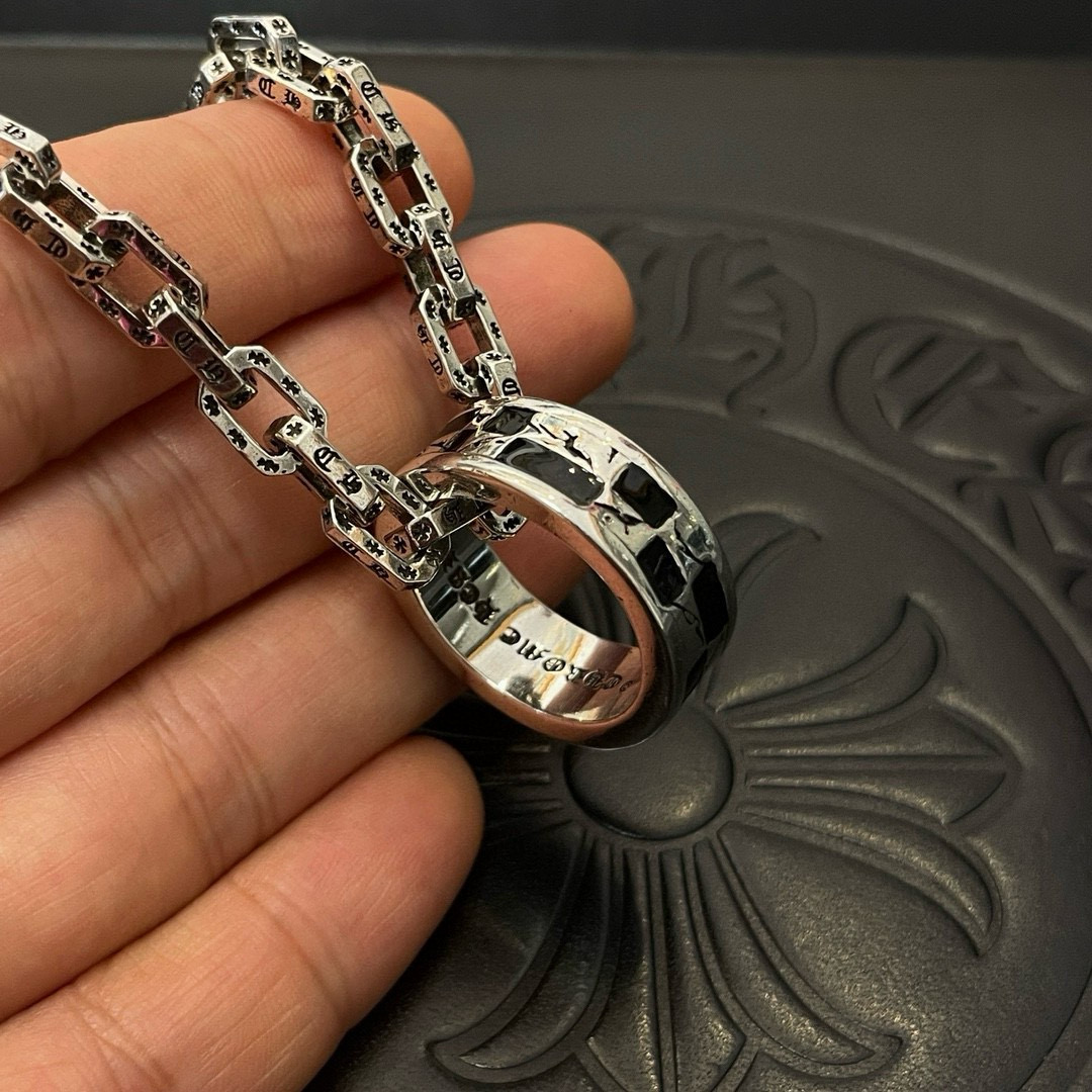 批 抖音/快手/ins/小红书/直播热门 ，新款【专柜品质】Chrome Hearts克罗心十字架锁扣项
