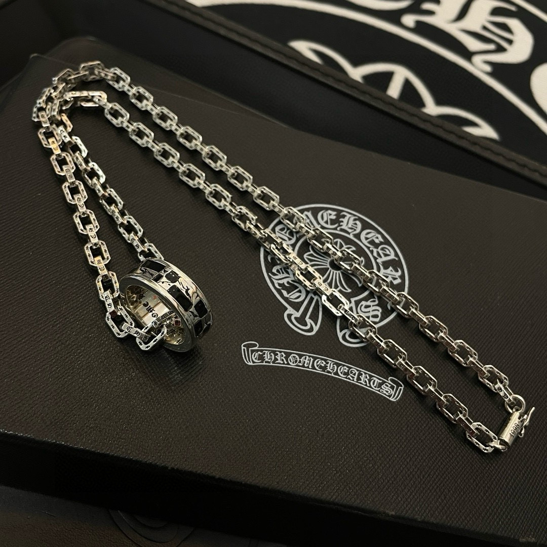 批 抖音/快手/ins/小红书/直播热门 ，新款【专柜品质】Chrome Hearts克罗心十字架锁扣项