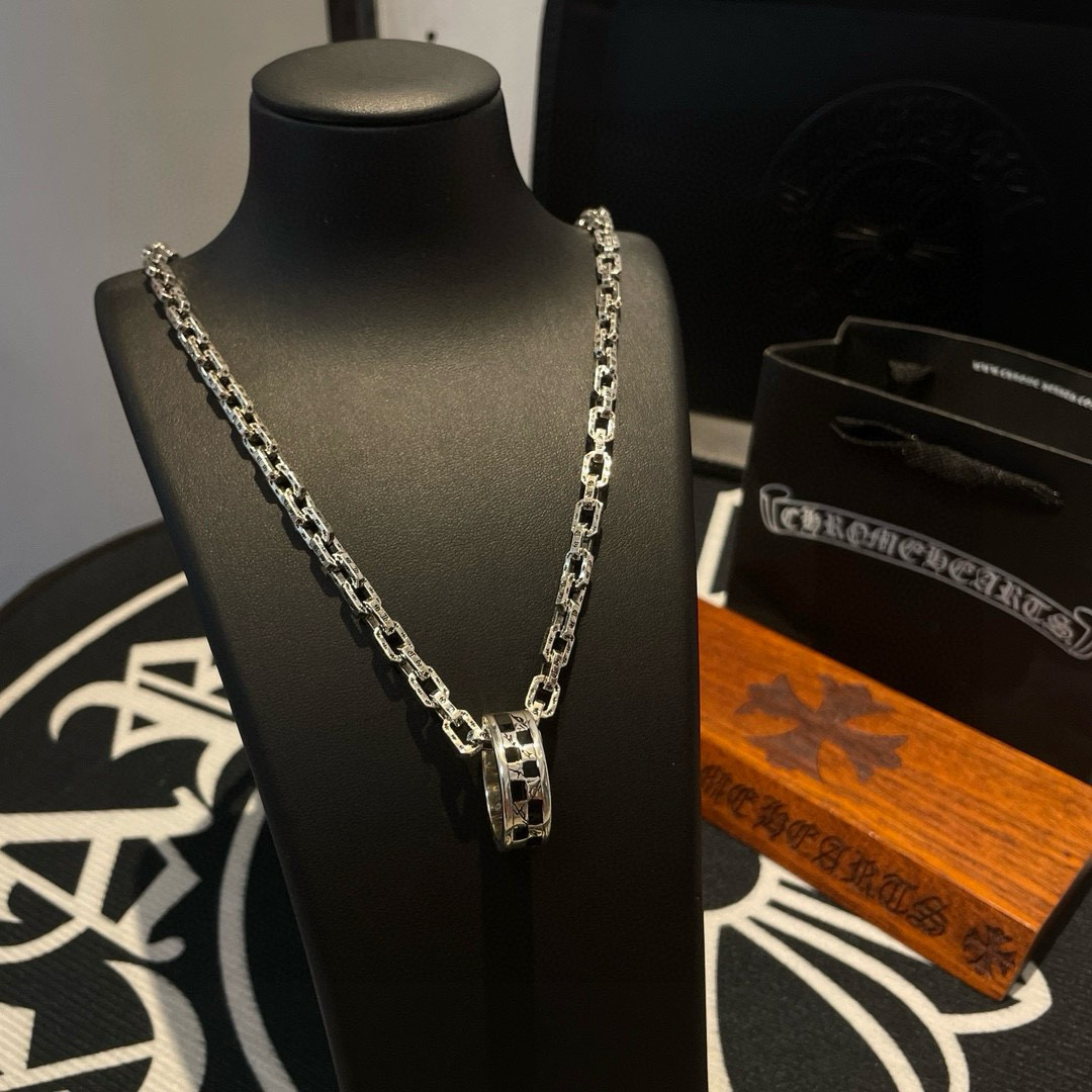 批 抖音/快手/ins/小红书/直播热门 ，新款【专柜品质】Chrome Hearts克罗心十字架锁扣项