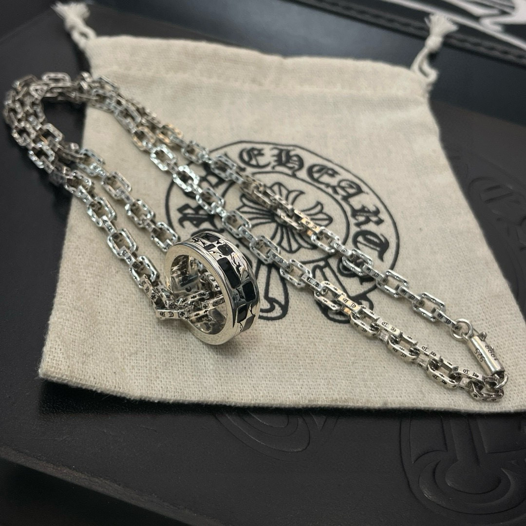 批 抖音/快手/ins/小红书/直播热门 ，新款【专柜品质】Chrome Hearts克罗心十字架锁扣项