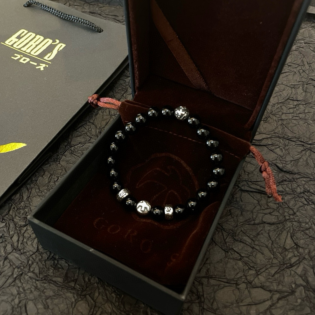 批【新品上架】Goro’s高桥吾郎黑玛飞鸟手串手链，顶级版本 认准独家拍摄 主攻高端市场 绝对区别普通版