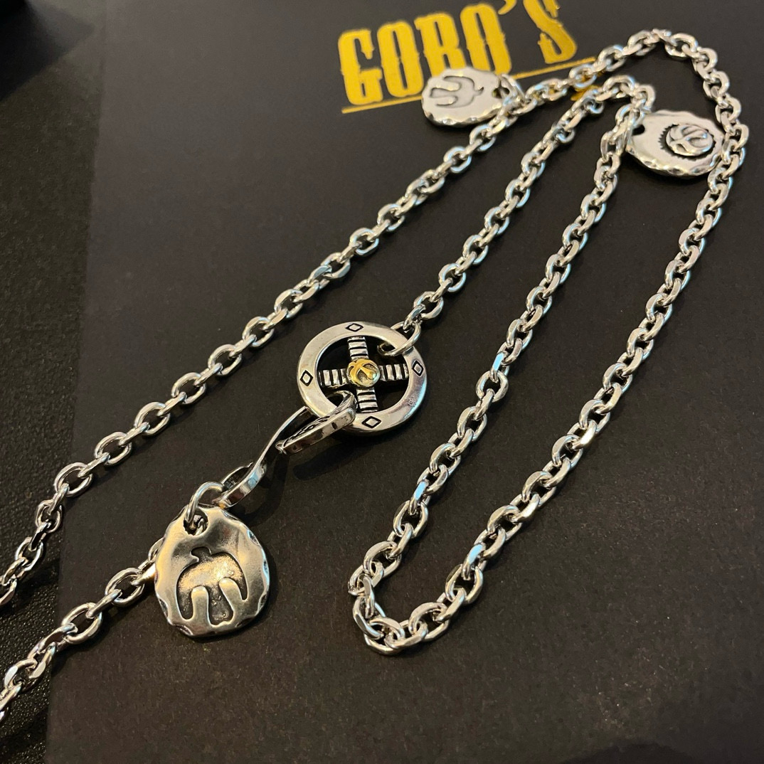 批   【新品上架】Goro’s高桥吾郎羽毛吊坠，高桥经典项链，顶级版本，认准独家拍摄，主攻高端市场 ，