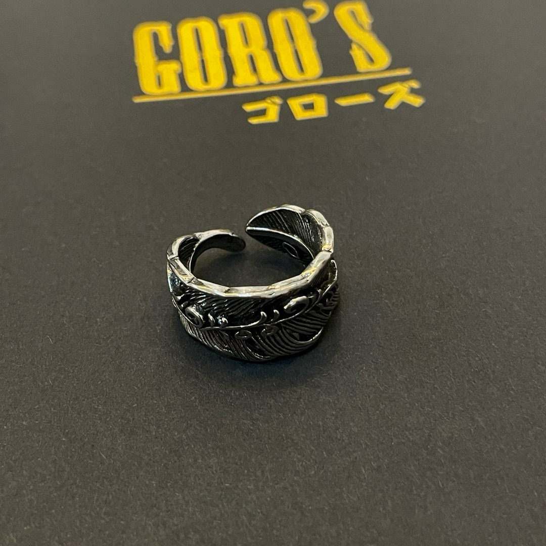   【新品上架】Goro’s高桥吾郎羽毛开口戒指，顶级版本 认准独家拍摄 主攻高端市场 绝对区别普通版本