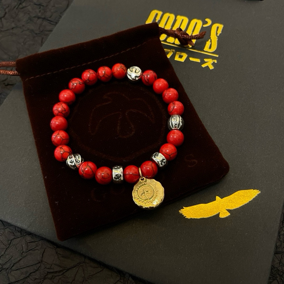 批【新品上架】Goro’s高桥吾郎红松石手串手链，顶级版本 认准独家拍摄 主攻高端市场 绝对区别普通版本