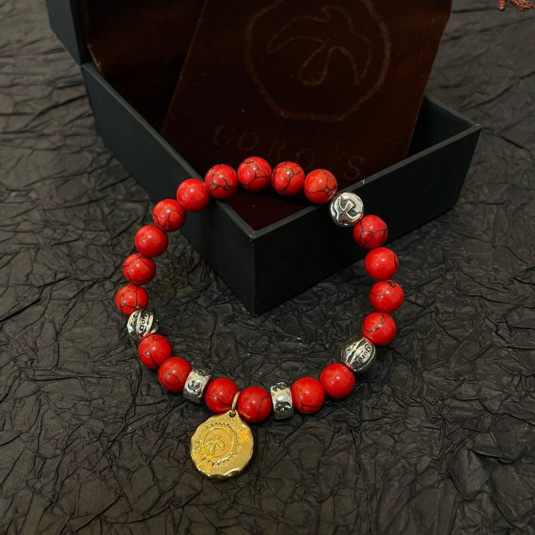批【新品上架】Goro’s高桥吾郎红松石手串手链，顶级版本 认准独家拍摄 主攻高端市场 绝对区别普通版本