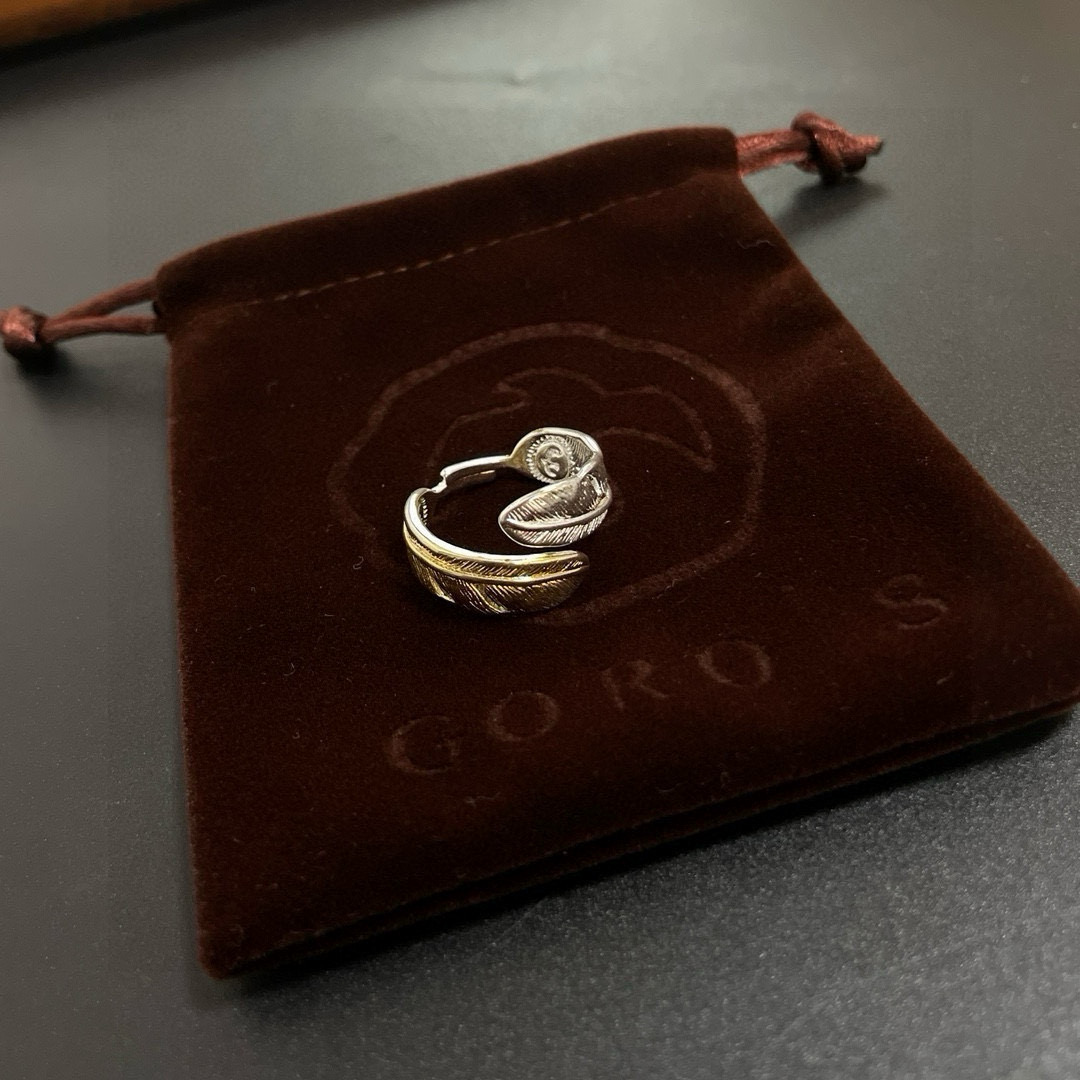 批  【新品上架】Goro’s高桥吾郎羽毛戒指，顶级版本 认准独家拍摄 主攻高端市场 绝对区别普通版本！