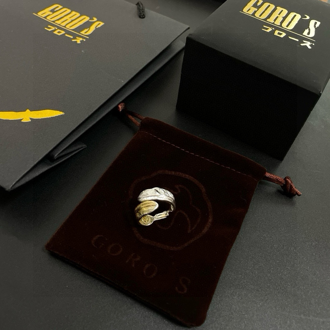 批  【新品上架】Goro’s高桥吾郎羽毛戒指，顶级版本 认准独家拍摄 主攻高端市场 绝对区别普通版本！