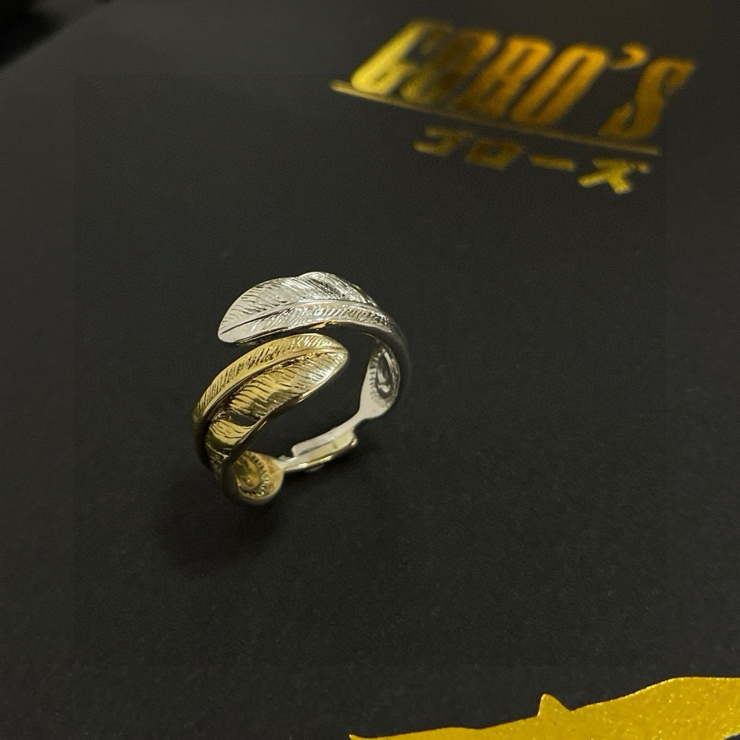 批  【新品上架】Goro’s高桥吾郎羽毛戒指，顶级版本 认准独家拍摄 主攻高端市场 绝对区别普通版本！