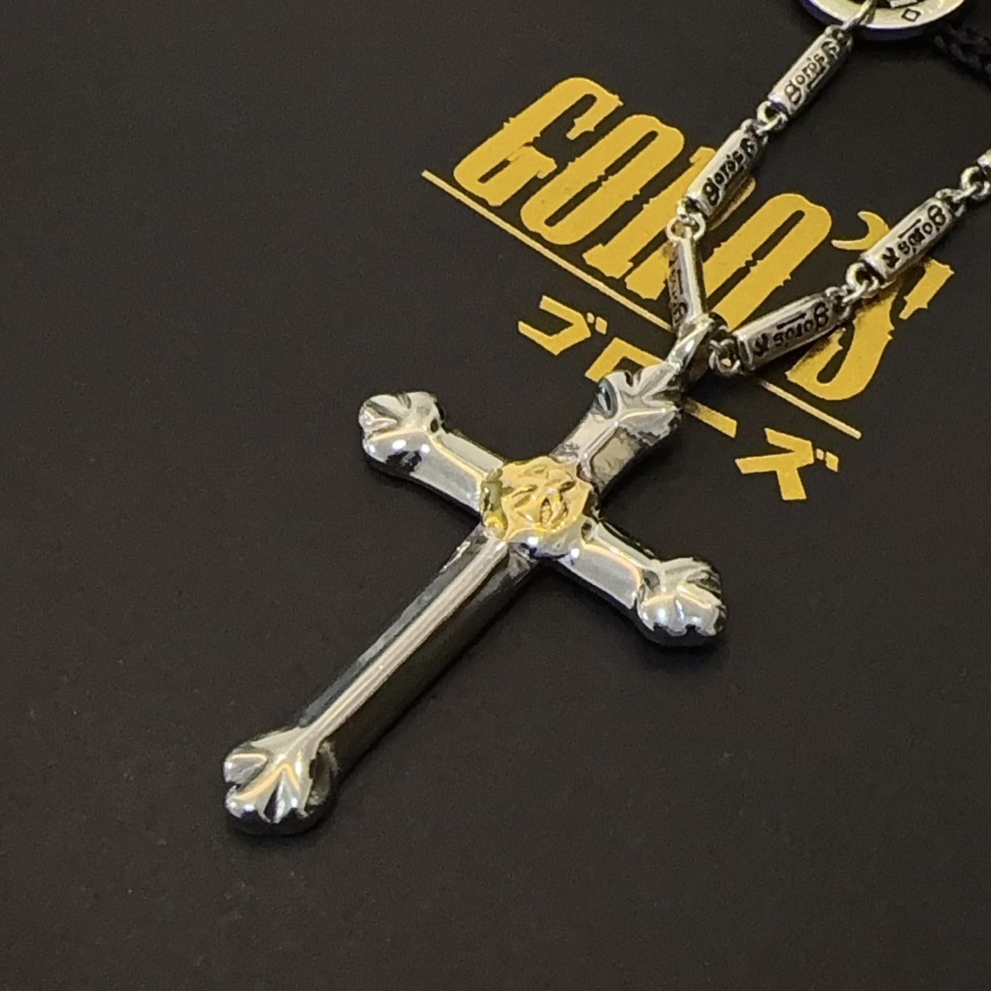   【新品上架】Goro’s高桥吾郎复古点金十字架吊坠 高桥经典竹节项链  顶级版本 认准独家拍摄 主攻