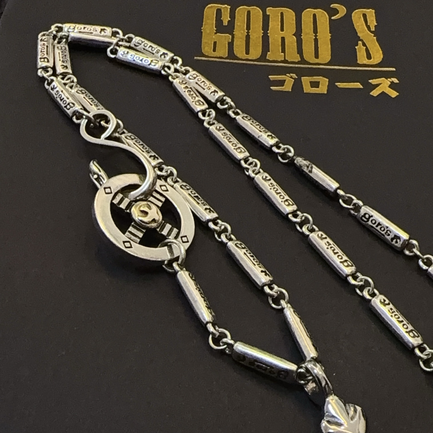   【新品上架】Goro’s高桥吾郎复古点金十字架吊坠 高桥经典竹节项链  顶级版本 认准独家拍摄 主攻