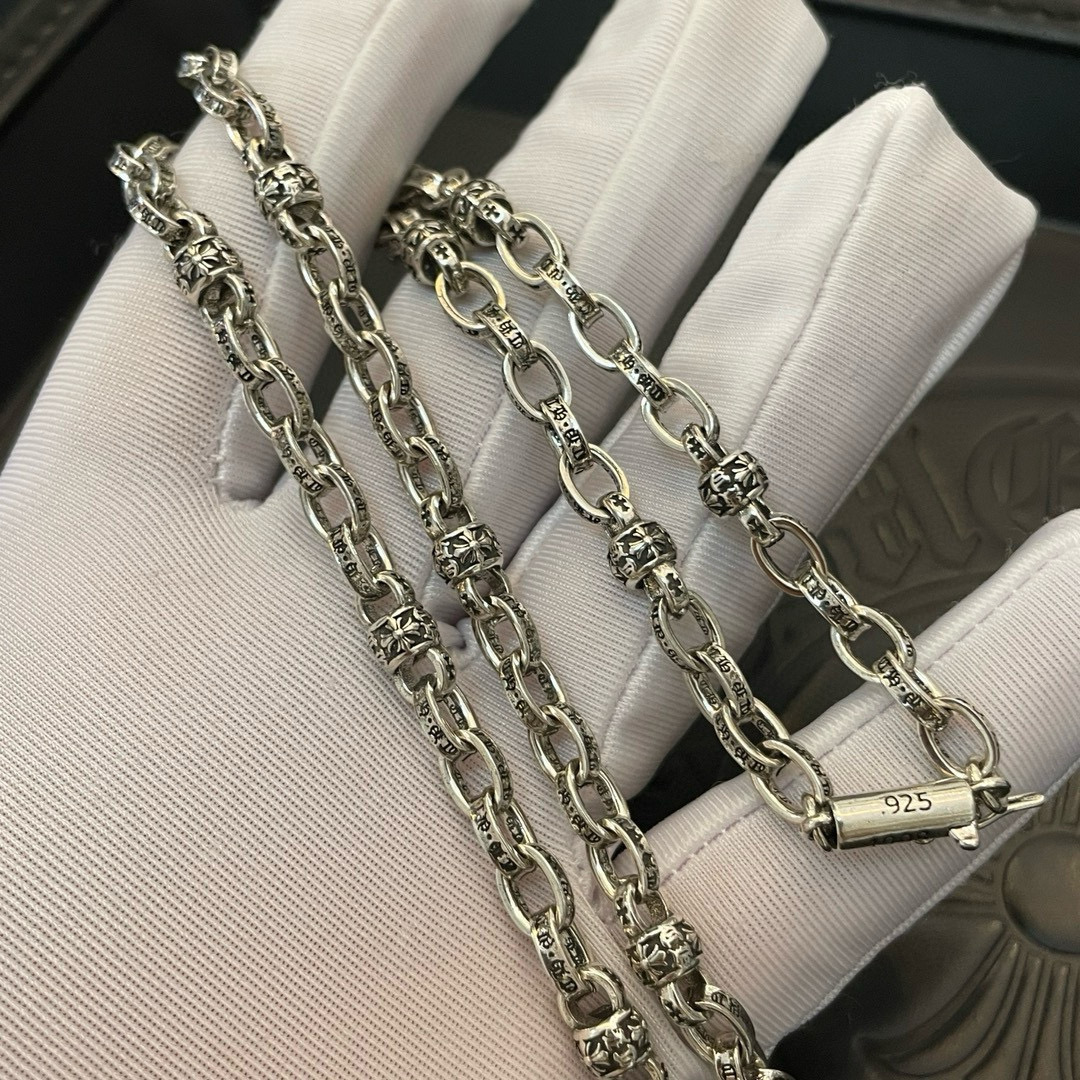 批  抖音/快手/ins/小红书/直播热门 ，新款【专柜品质】Chrome Hearts克罗心十字花球项