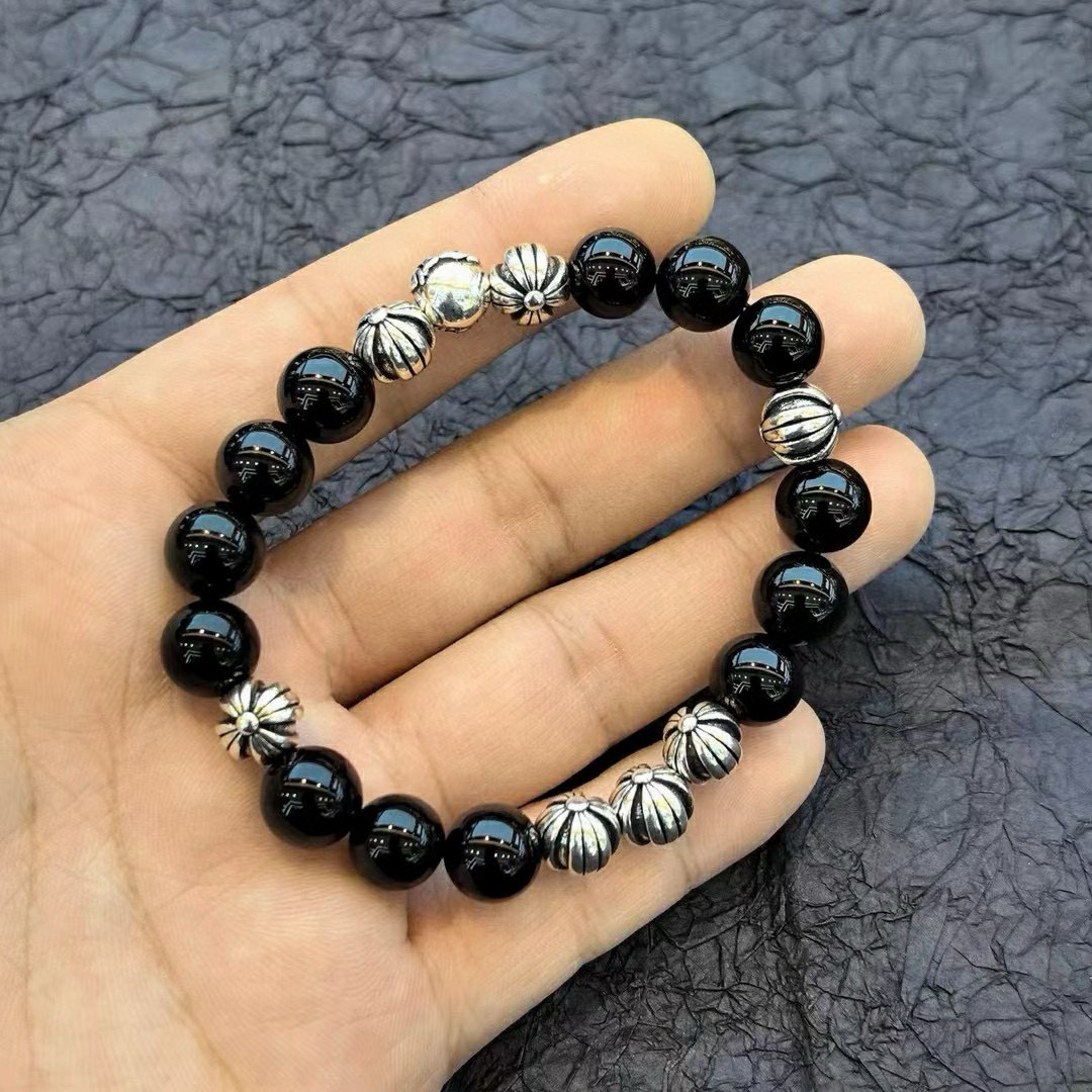 【Chrome Hearts克罗心】✝️十字架珠子手串 时尚精美百搭款🔥做工跟专柜🆕几乎没差，搭配Ch链